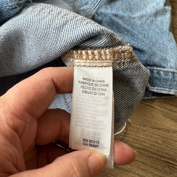 Lucky Brand woman’s denim drawstring jeans mini dress - Picture 14 of 14